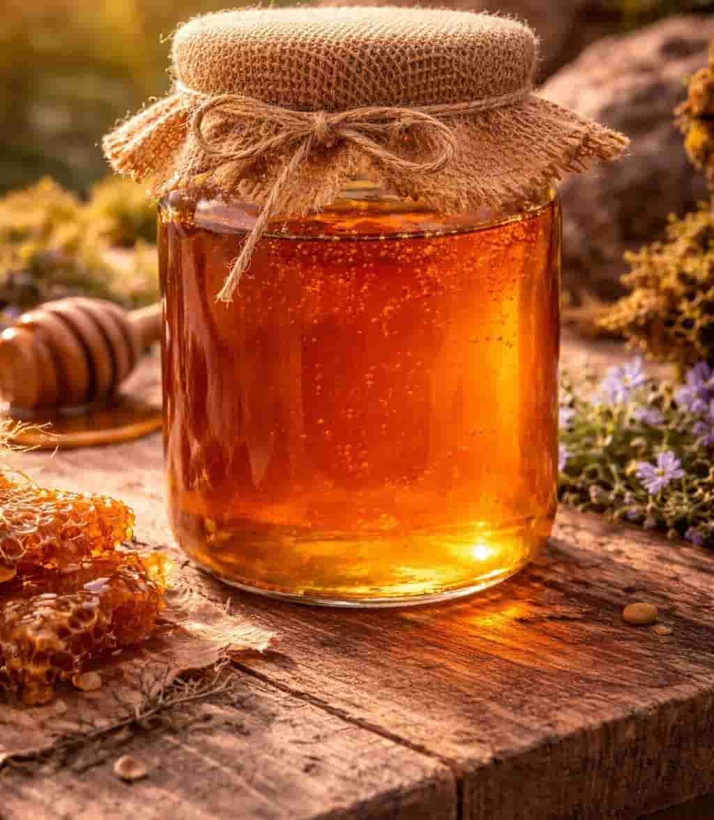 تصویر 1 از عسل طبيعی اصل گل‌ های کوهستانی با خواص درمانی بی‌ نظیر